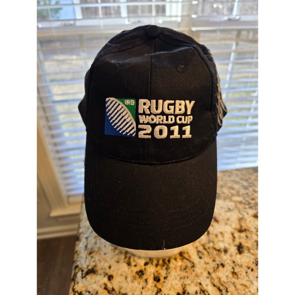 Rugby Originals Other - Rugby World Cup 2011 New Zealand Hat Black Embroidered All Blacks Rugby Original